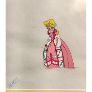 Serigraph Drawing And Cel Rare Princess Lena Golden Films The Little Mermaid Art
